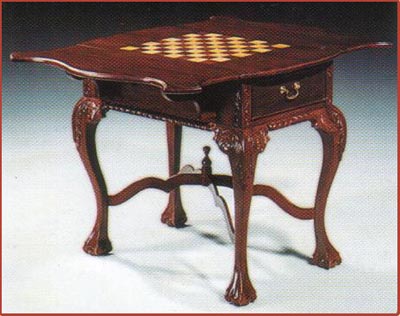 Chippendale Game Table